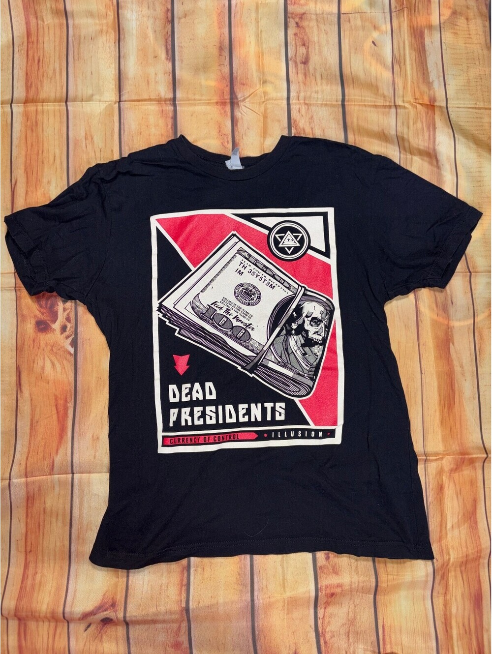 Next Level Dead Presidents black graphic T-shirt
